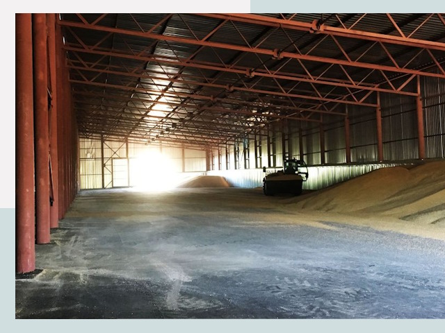 Строительство зернохранилищ в Тайшете