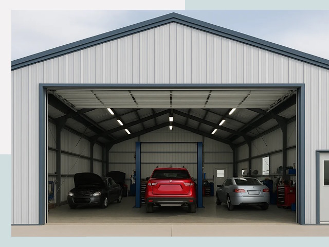 Ангары из сэндвич панелей от 623 руб. в Тайшет