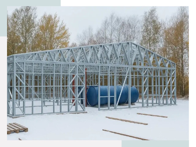 Металлические ангары в Тайшете