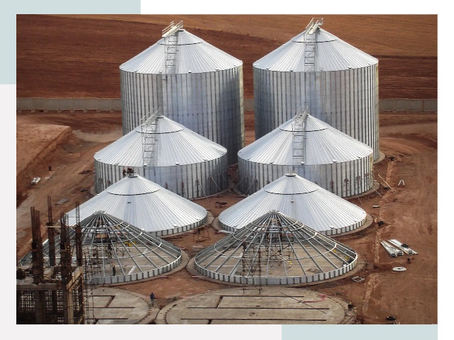 Строительство зерновых силосов в Тайшете