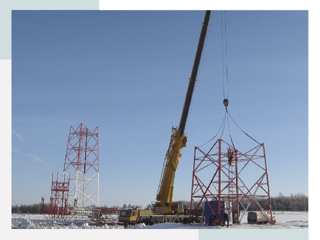 Монтаж вышек связи в Тайшете