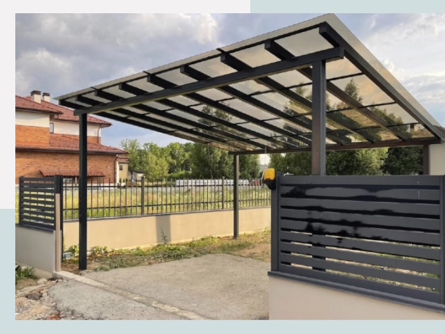 Металлические навесы в Тайшет от 623 руб. за м²