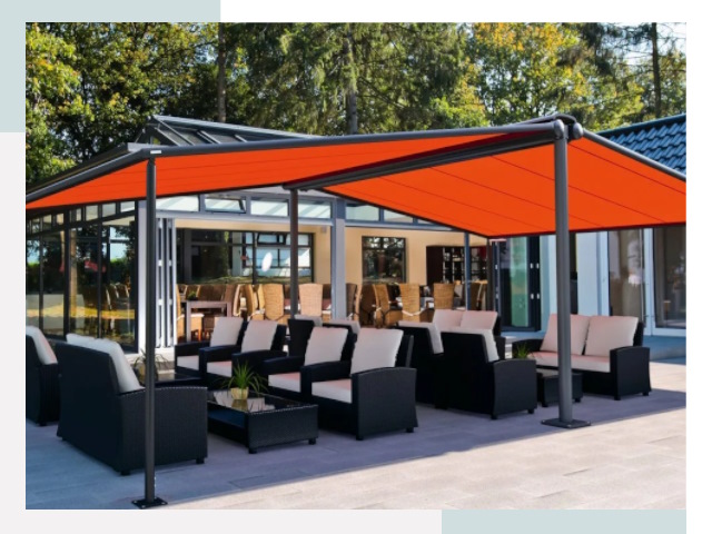 Навесы для кафе и ресторанов в Тайшете