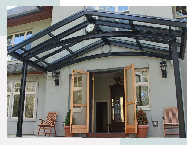 Козырьки металлические в Тайшете