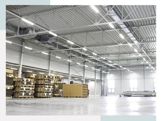 Освещение ангаров в Тайшете