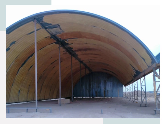 Реконструкция ангаров в Тайшете