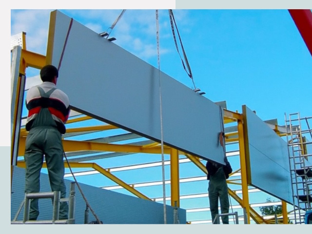 Монтаж сэндвич-панелей в Тайшете от 623 руб.